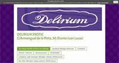 Desktop Screenshot of deliriumerotic.com